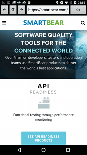 SmartBearBrowser for Android SmartBearBrowser for Android