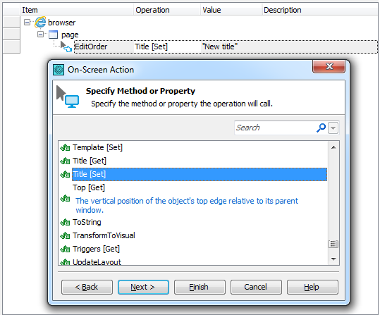 Setting a new value for a Silverlight object's native property Setting a new value for a Silverlight object's native property