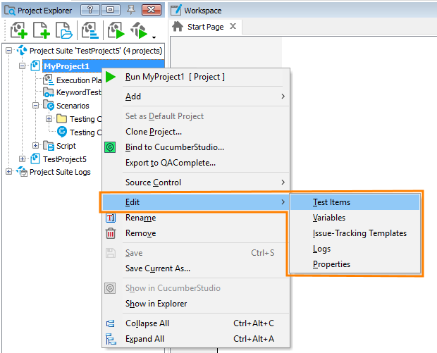 Opening the Execution Plan editor Opening the Execution Plan editor