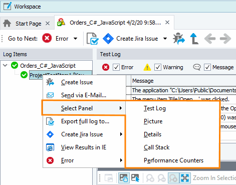 Select Panel Select Panel