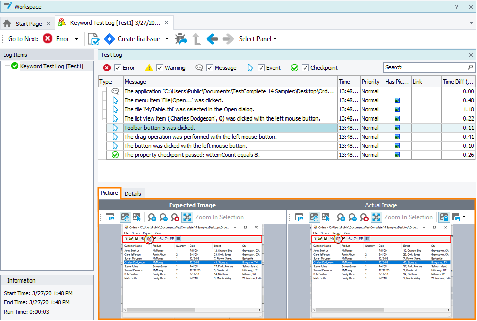 The Picture panel The Picture panel