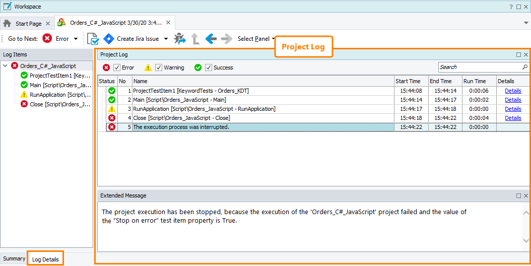 Project Log Project Log