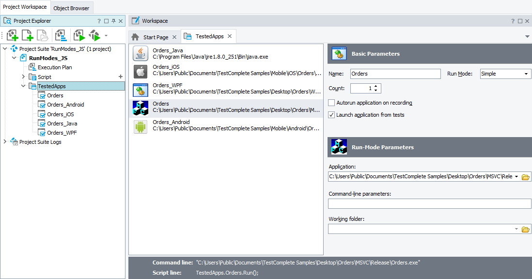 Tested Applications collection Tested Applications collection