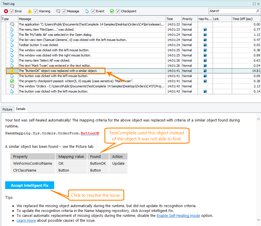 Resolve the warning by applying suggested fixes Resolve the warning by applying suggested fixes