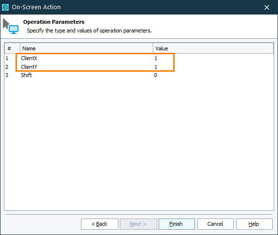 Adjust click coordinates Getting Started with TestComplete (Web): Adjust the click coordinates