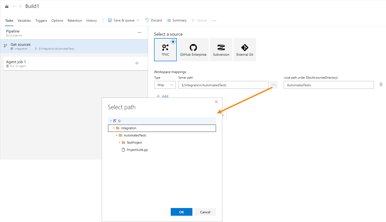 TestComplete integration with Azure DevOps: Getting a TestComplete project suite from a repository TestComplete integration with Azure DevOps: Getting TestComplete project suite from a repository