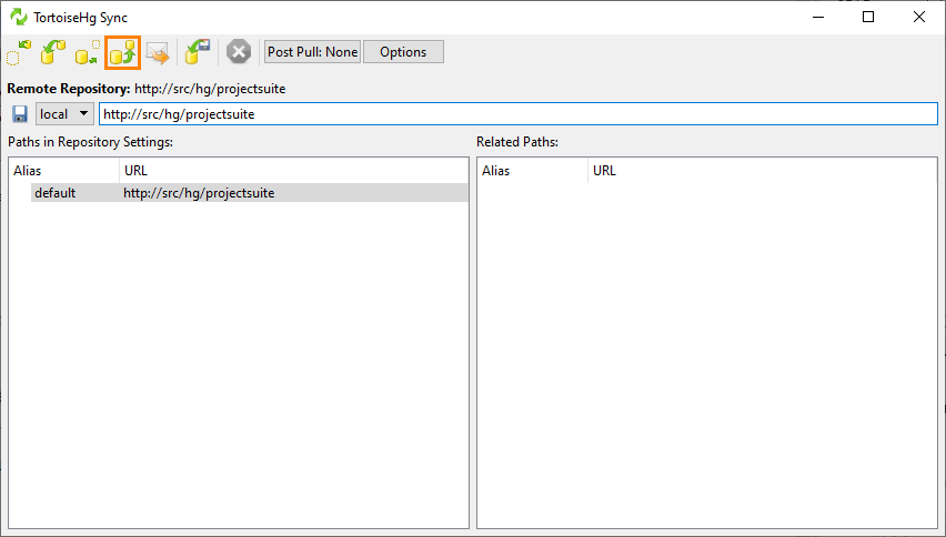 Pushing Changes via TestComplete Synchronize Dialog Pushing Changes via TestComplete Synchronize Dialog