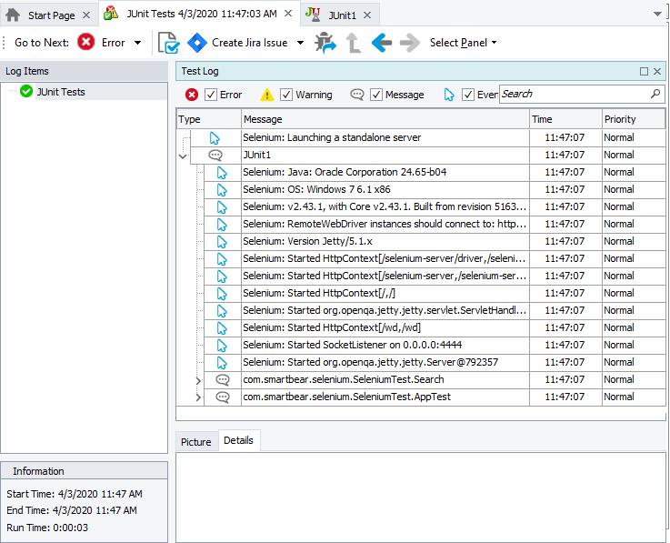 Selenium Server Events Selenium Server Events