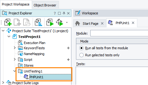 PHPUnit Item PHPUnit item