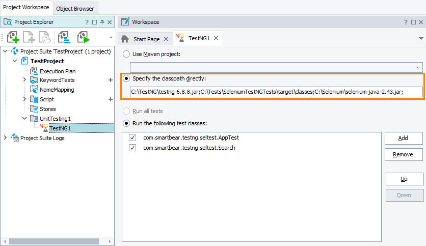 Run TestNG Selenium Tests Using the Classpath Run TestNG Selenium Tests by specifying classpath