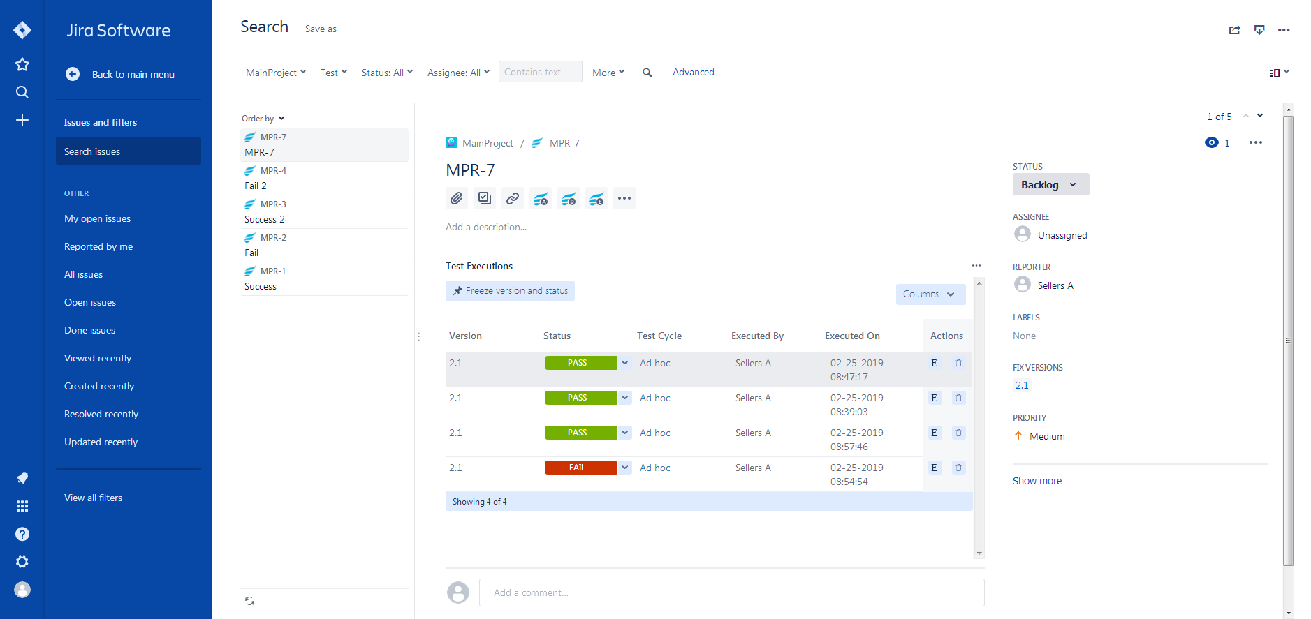 TestComplete test results in Jira TestComplete test results in Jira