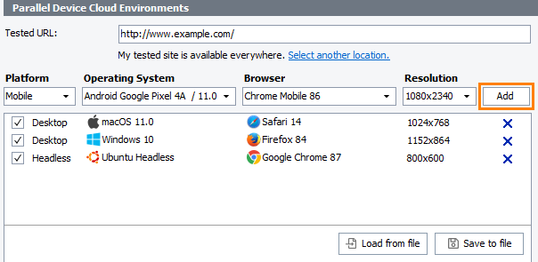 Running cross-platform web tests in parallel via the Execution Plan editor Running cross-platform web tests in parallel via the Execution Plan editor
