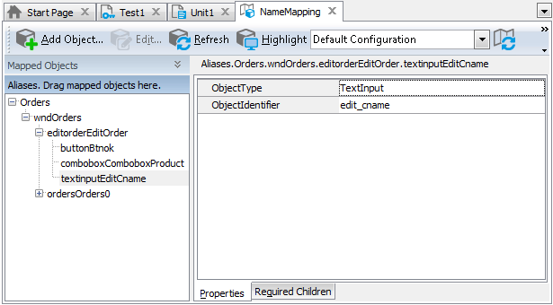 Sample Name Mapping for an AIR application