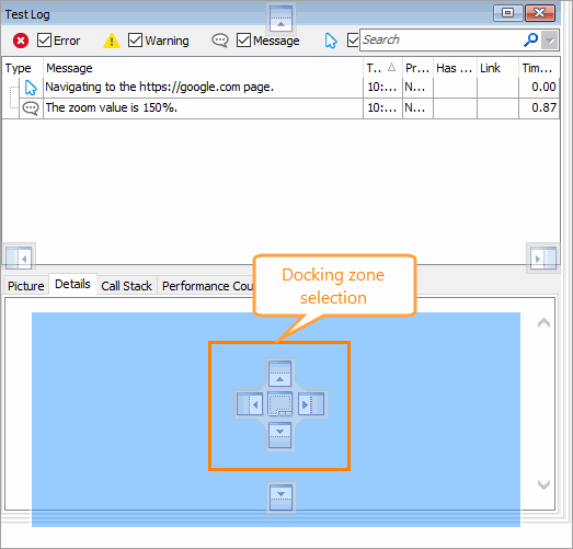 Docking- Zone Selectors