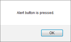 An alert box in Firefox