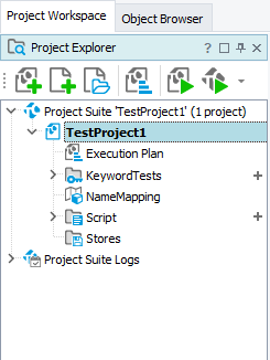 A blank project in the Project Explorer