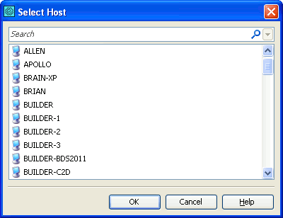 Select Host Dialog