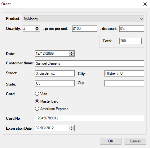 Getting Started With TestComplete (Desktop): The Edit Order Dialog