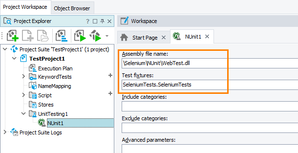 NUnit Selenium test parameters