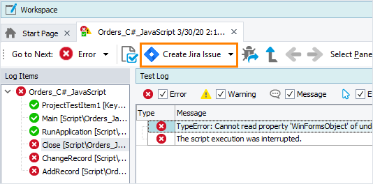 Create Jira Issue