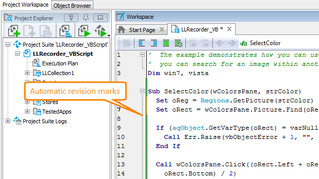 Automatic Revision Marks