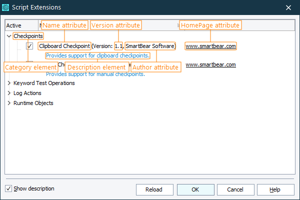 ScriptExtension Attributes