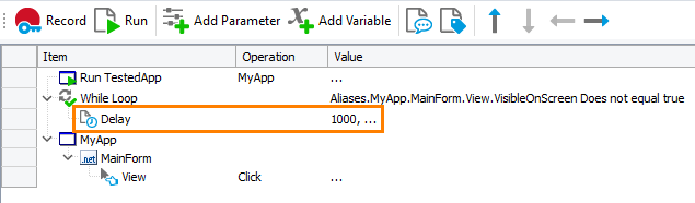 Using a loop with a delay Using a loop with delay