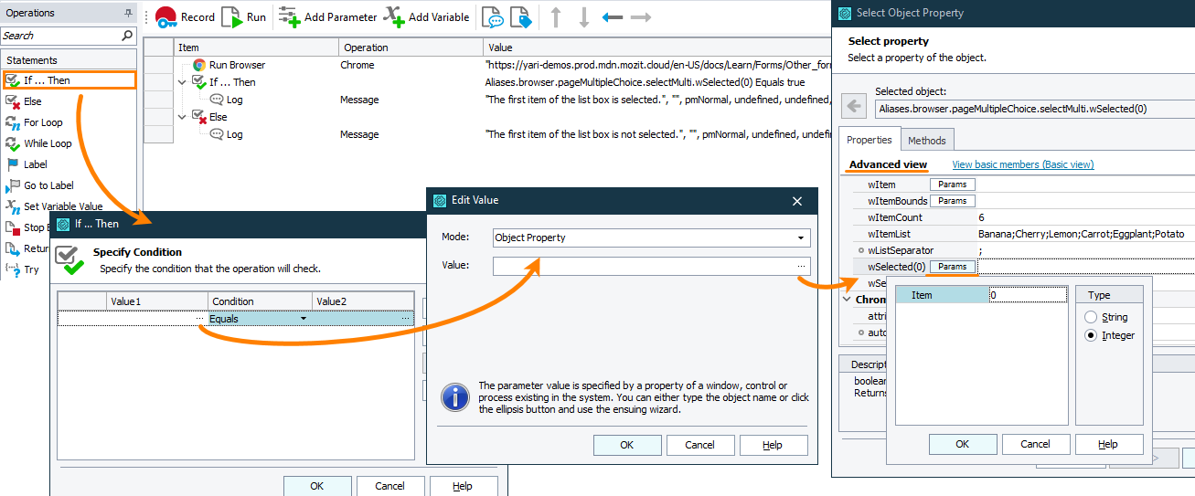 Checking if a list item is selected Checking if a list item is selected