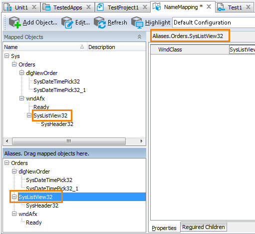 Sample Name Mapping for a Visual C++ application Sample Name Mapping for a Visual C++ application