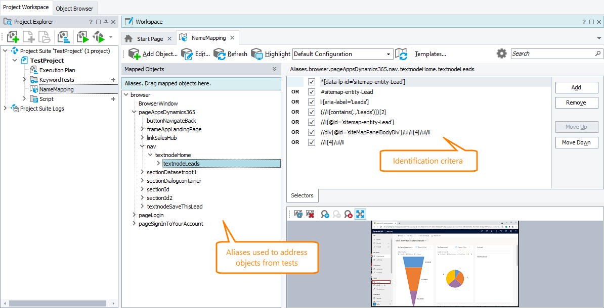 Microsoft Dynamics 365 objects added to the Name Mapping repository Microsoft Dynamics 365 objects added to the Name Mapping repository