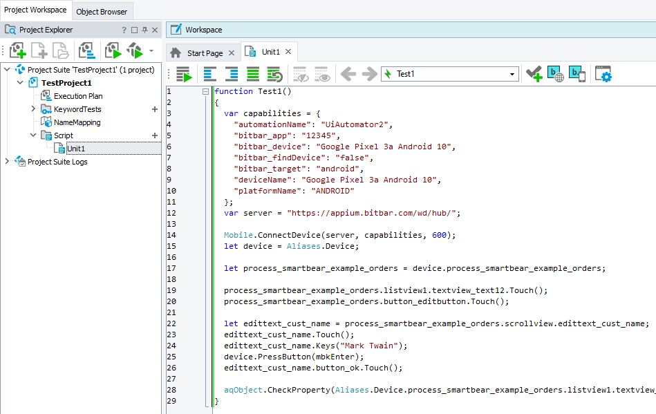 Recorded mobile test Recorded mobile test