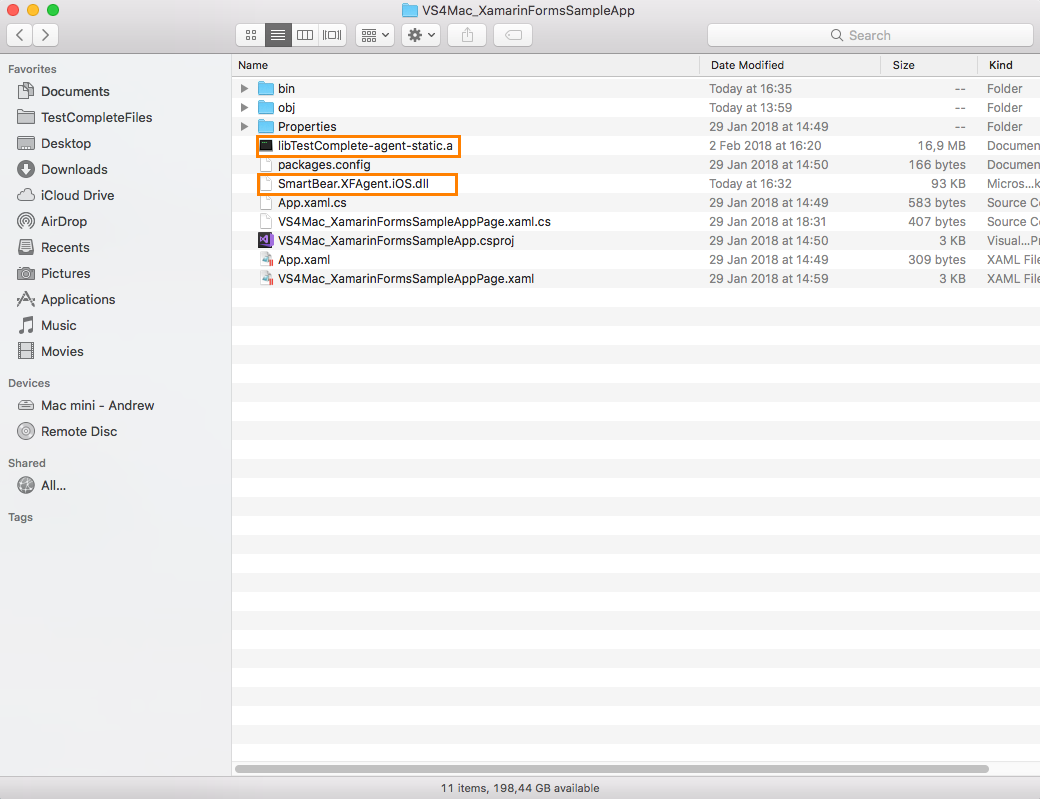 Copying references to a Xamarin.Forms iOS application Copying References to the Xamarin.Forms iOS Application