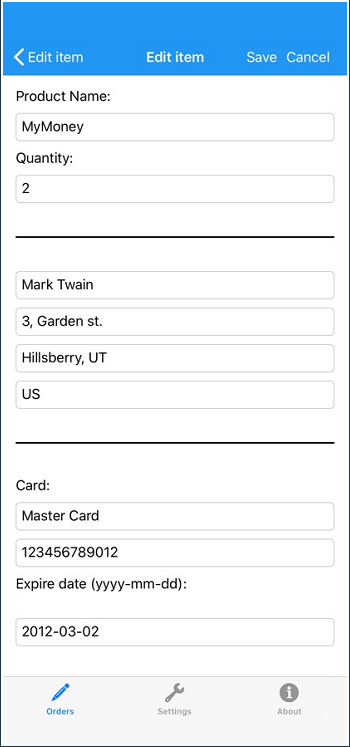Testing Xamarin.Forms applications tutorial: Changing an item Testing Xamarin.Forms applications tutorial: Changing of item