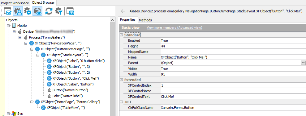 Xamarin.Forms objects in the Object Browser Xamarin.Forms objects in the Object Browser