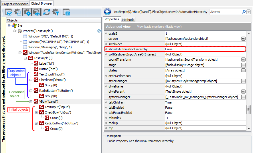 Duplicated objects in the object hierarchy of a Flex-based AIR application Duplicated objects in the object hierarchy of a Flex-based AIR application