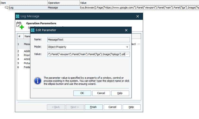 Saving a Web element’s attribute value to a test variable Saving a Web element’s attribute value to a test variable