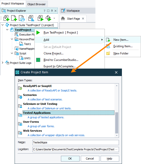 Testing Electron applications tutorial: Add the Tested Applications collection Testing Electron applications tutorial: Add the Tested Applications collection