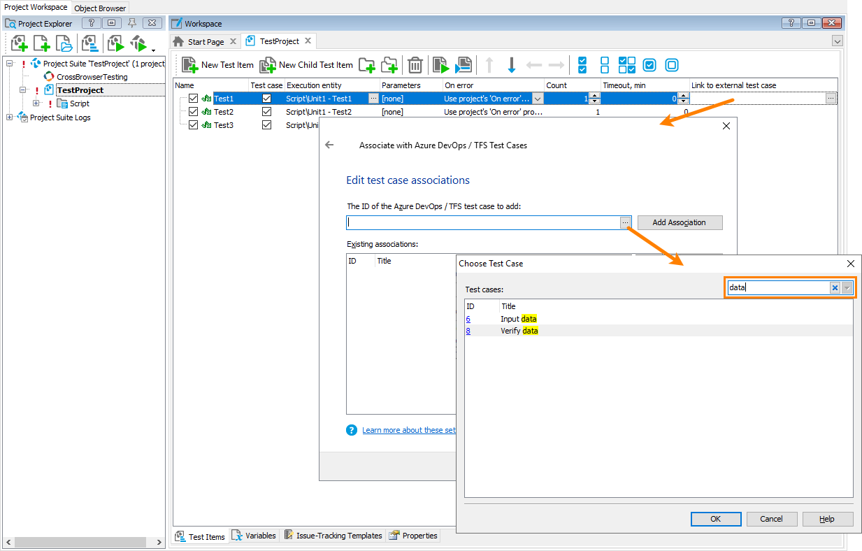 Filtering Azure DevOps test cases What's New in TestComplete 14.30: Filtering Azure DevOps test cases