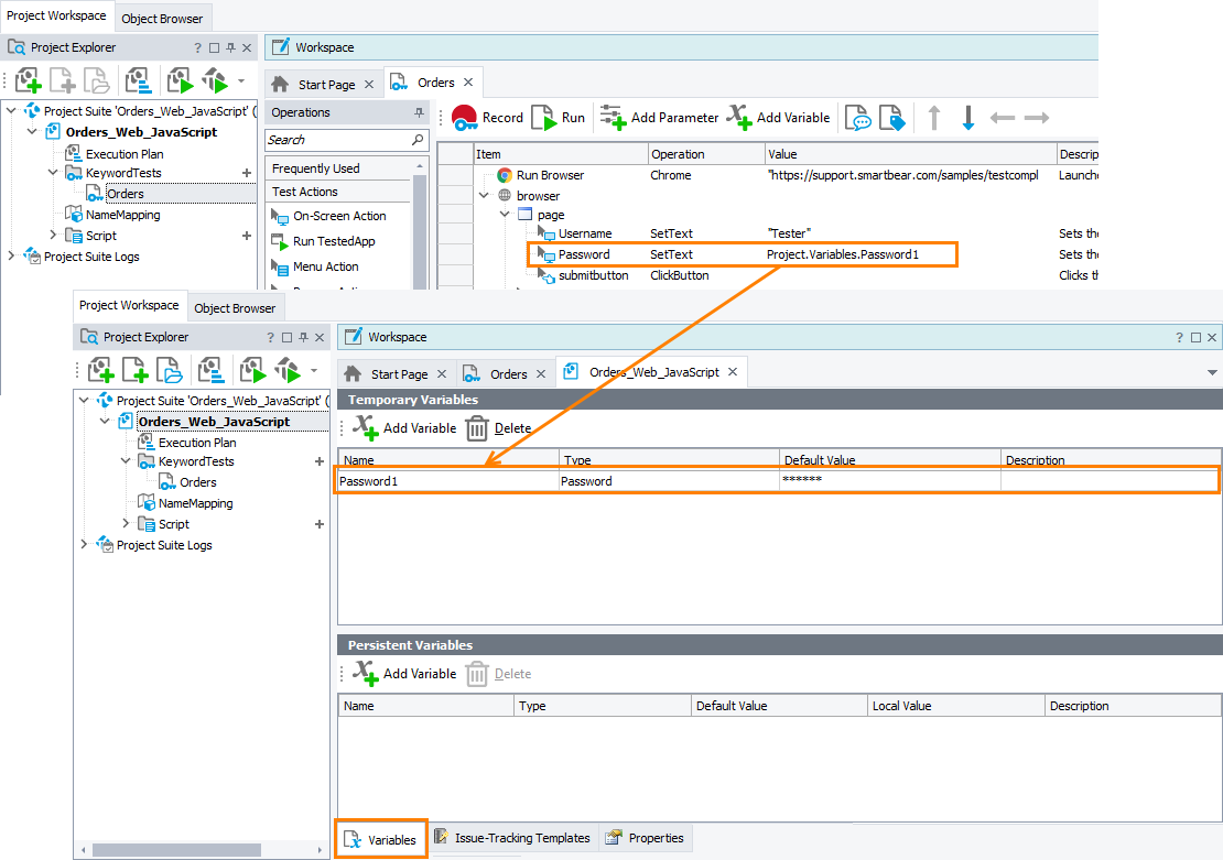 Recording Passwords Recording Passwords