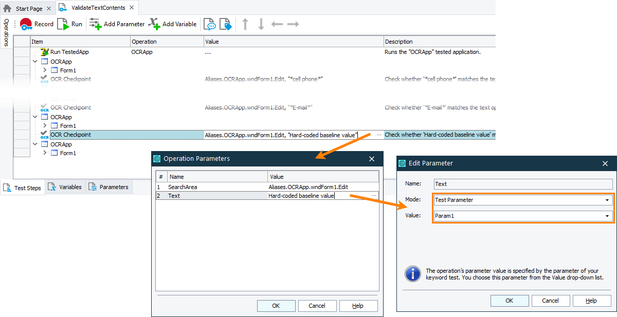 Parameterizing Checkpoint operation Parameterizing Checkpoint operation