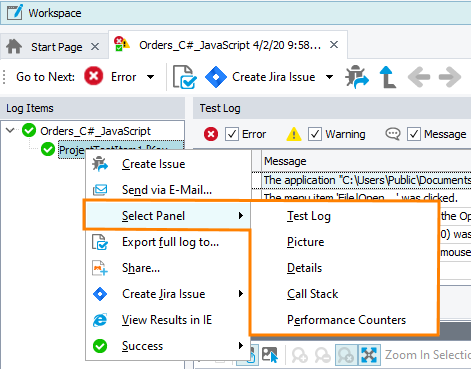 Select Panel Select Panel
