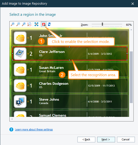 Image-Based Testing: Selecting an image from a mobile device screen Image-Based Testing: Selecting an image from a mobile device screen