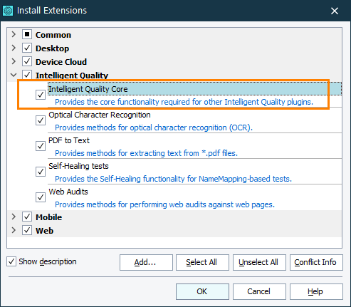 Enabling the Intelligent Quality add-on Enable the Intelligent Quality add-on