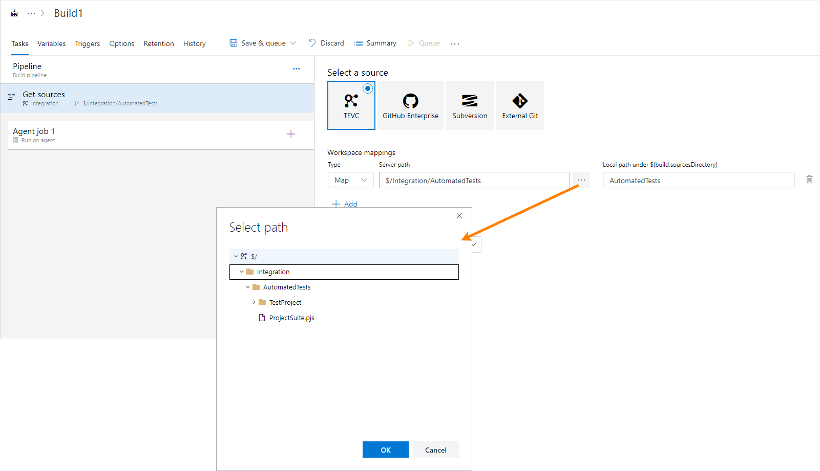 TestComplete integration with Azure DevOps: Getting a TestComplete project suite from a repository TestComplete integration with Azure DevOps: Getting TestComplete project suite from a repository