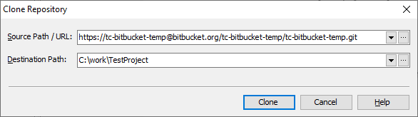 Cloning a BitBucket repository Cloning a BitBucket repository