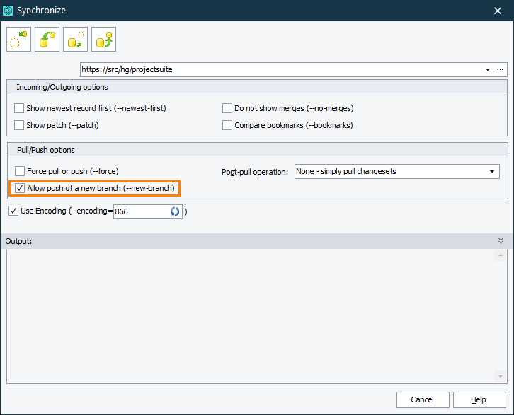 Pushing Local Branches via TestComplete Synchronize Dialog Pushing Local Branches via TestComplete Synchronize Dialog