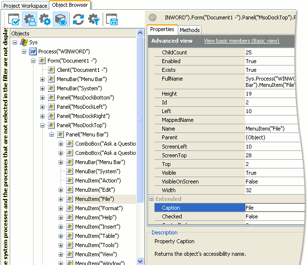 MSAA object addressing