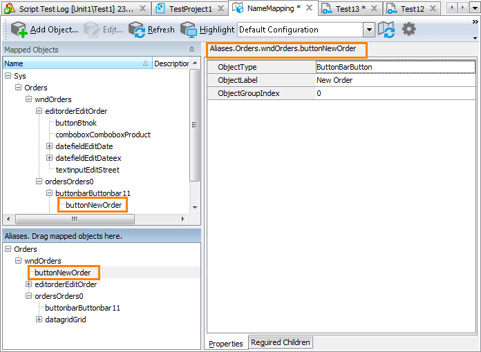 Sample Name Mapping for an AIR application