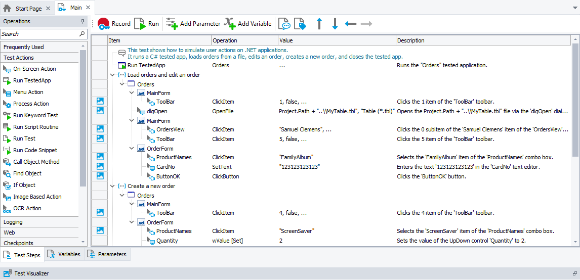 KDTest Editor