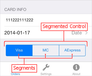 Segmented Control